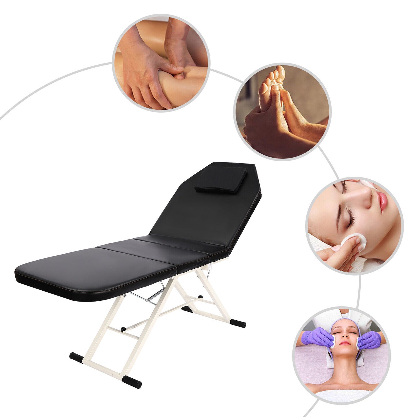 3 Farbe Massageliege Schönheitsbett Salon Klappbar Massage Bett Massage Table
