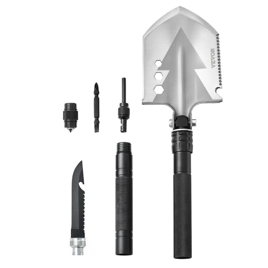 VEVOR Survival Schaufel 8 in 1 Camping-Schauf