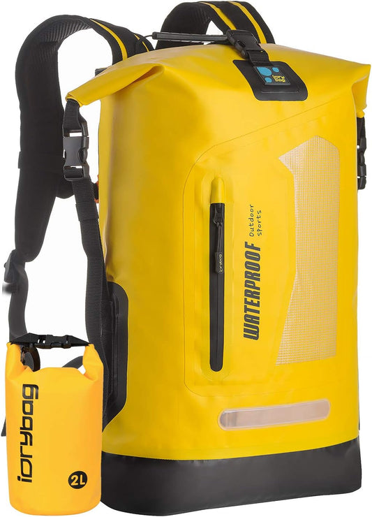 Waterproof Floating Dry Backpack - Available in 20L, 30L, and 40L Sizes for Men, Ideal for Kayaking