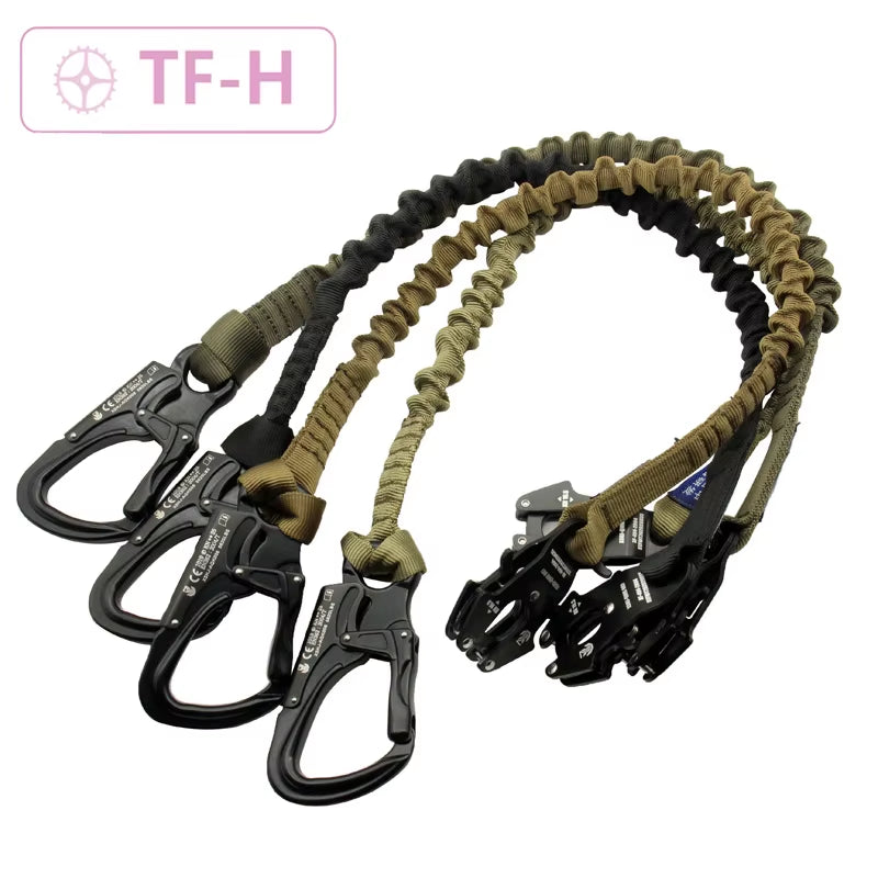 Heavy-Duty Quick Release Safety Rope with Double End Draping Buckle - Load-Bearing 25KN