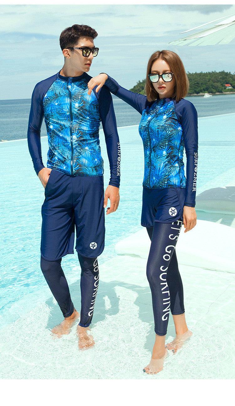 Long-sleeved Trousers Jellyfish Suit Snorkeling Surfing Swimsuit Suit - Outdoorsavage