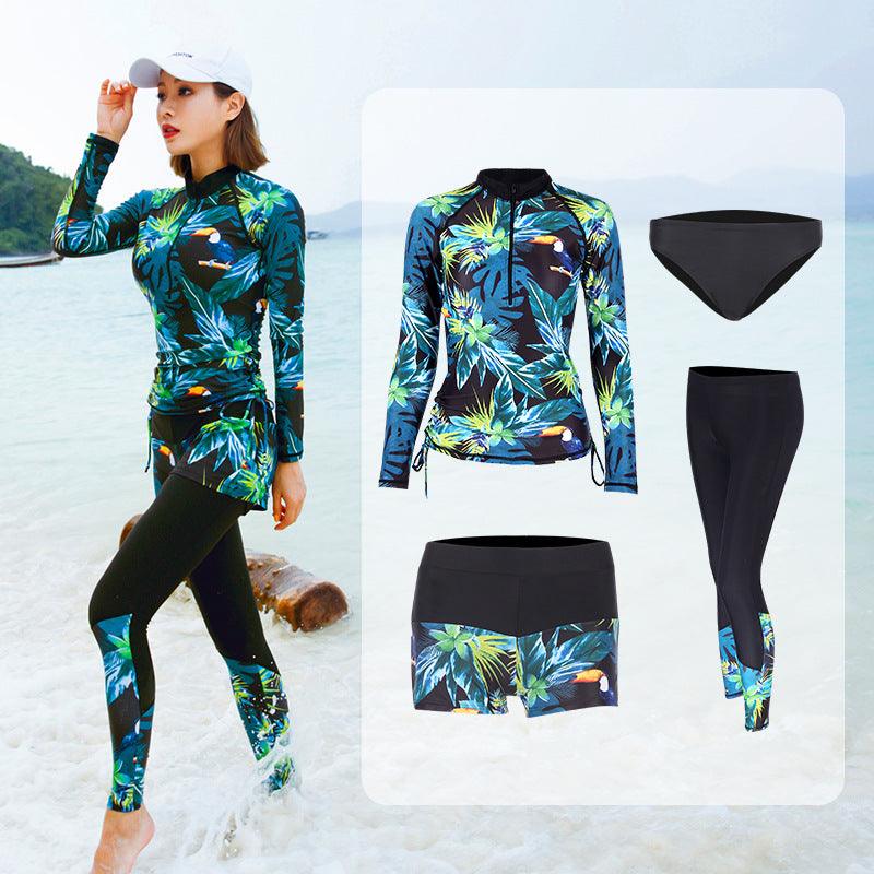 Long-sleeved Trousers Jellyfish Suit Snorkeling Surfing Swimsuit Suit - Outdoorsavage