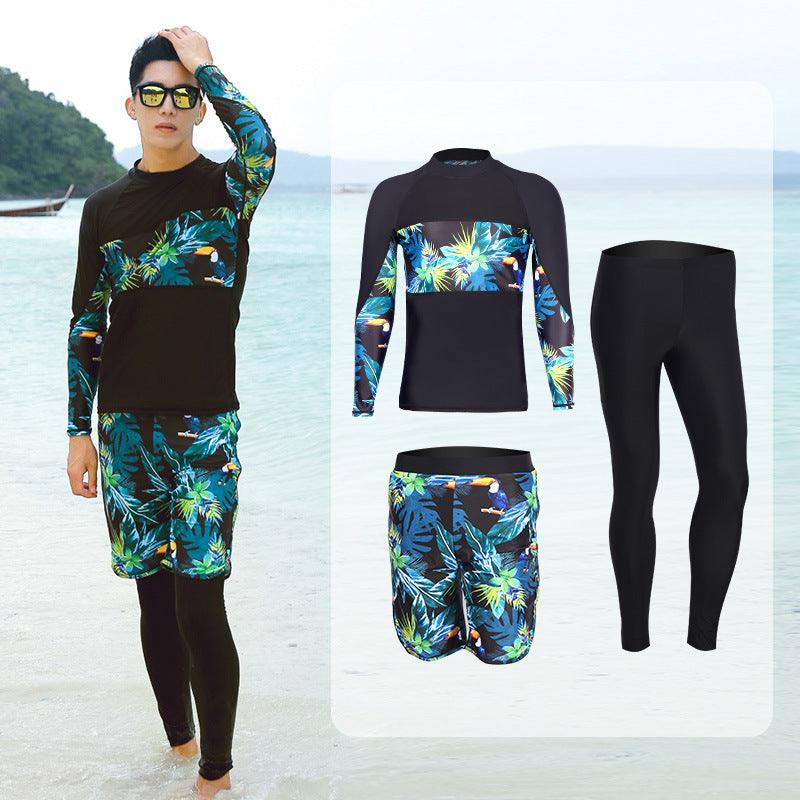 Long-sleeved Trousers Jellyfish Suit Snorkeling Surfing Swimsuit Suit - Outdoorsavage