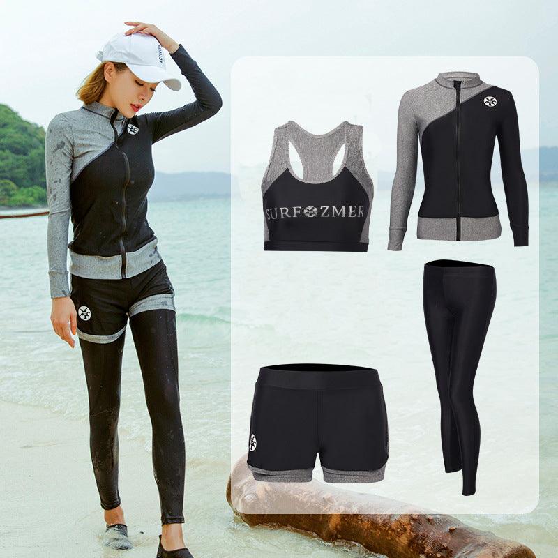 Long-sleeved Trousers Jellyfish Suit Snorkeling Surfing Swimsuit Suit - Outdoorsavage