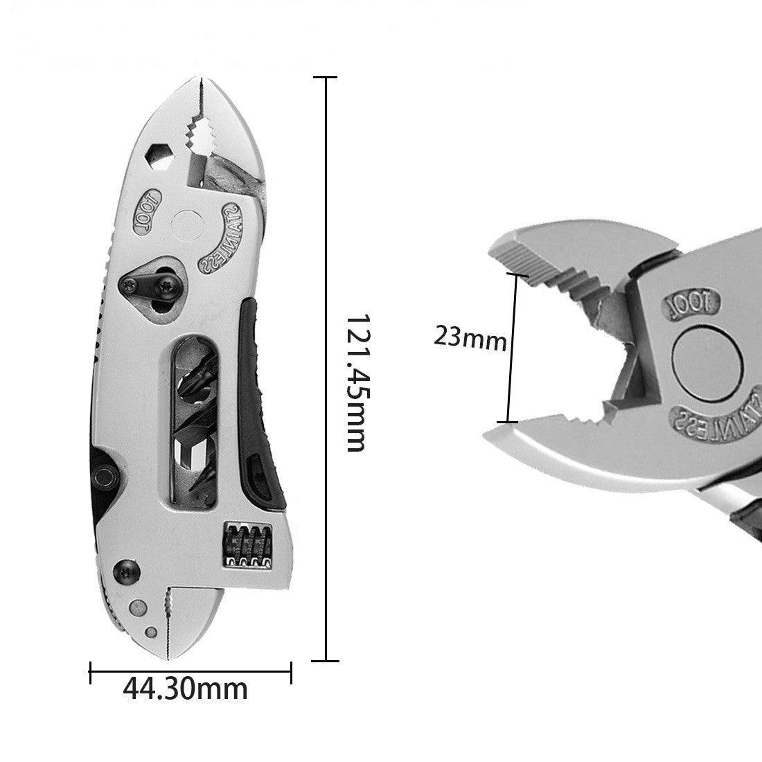 Adjustable Wrench Jaw Spanner Repair Tool Multitool Pliers - Outdoorsavage