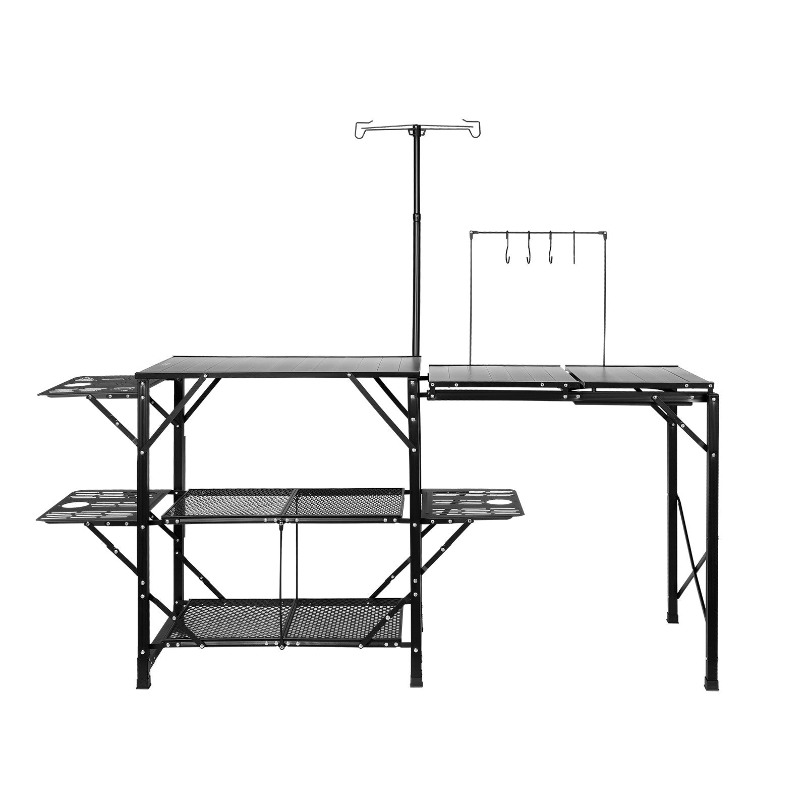 VEVOR Campingküche Küchenbox Campingschrank 40Kg 87X53X17Cm Zusammenklappb