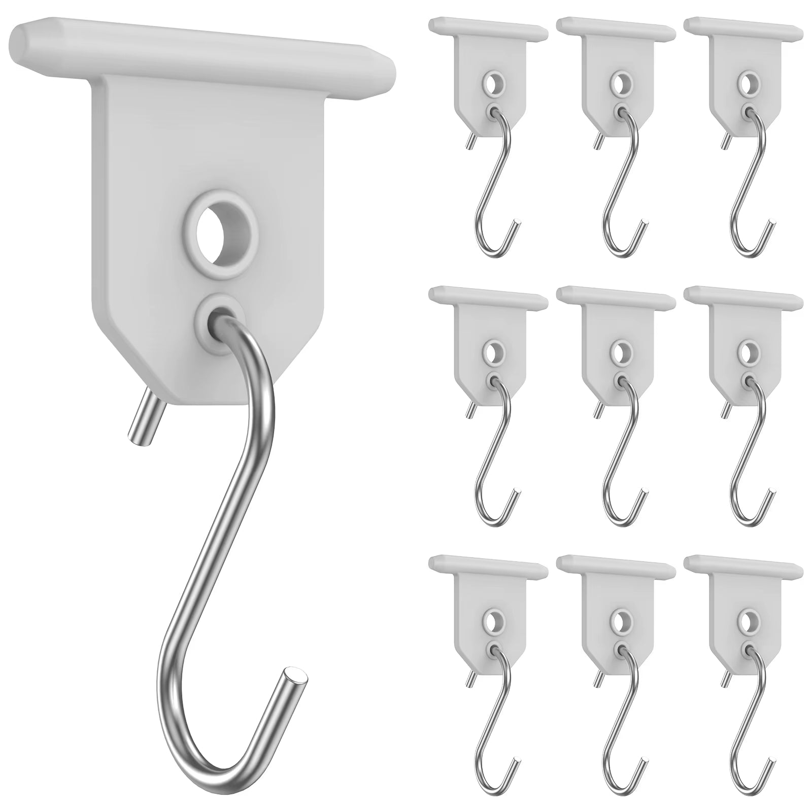 10 Heavy-Duty S-Shaped Awning Hooks - Ideal for Camping, RV Use & Outdoor Hanging Solutions!