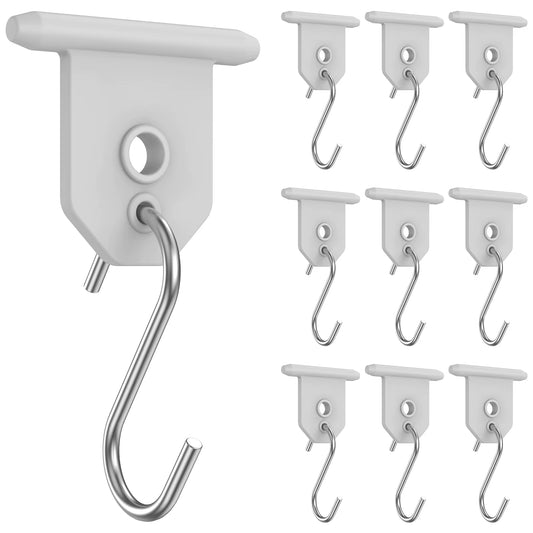 10 Heavy-Duty S-Shaped Awning Hooks - Ideal for Camping, RV Use & Outdoor Hanging Solutions!