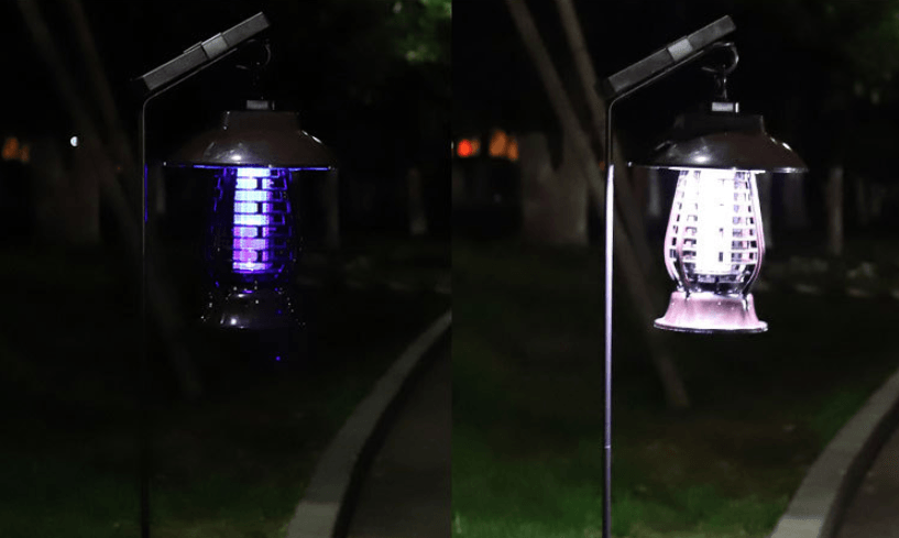 Cross-border dedicated solar mosquito lamp insecticidal lamp mosquito recharge garden outdoor electronic mosquito repellent mosquito lamp genuine - Outdoorsavage