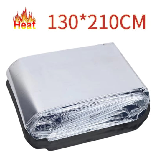 Emergency Blanket Outdoor Survive First Aid Rescue Kit Windproof Waterproof Foil Thermal Blanket for Camping Hiking Hot