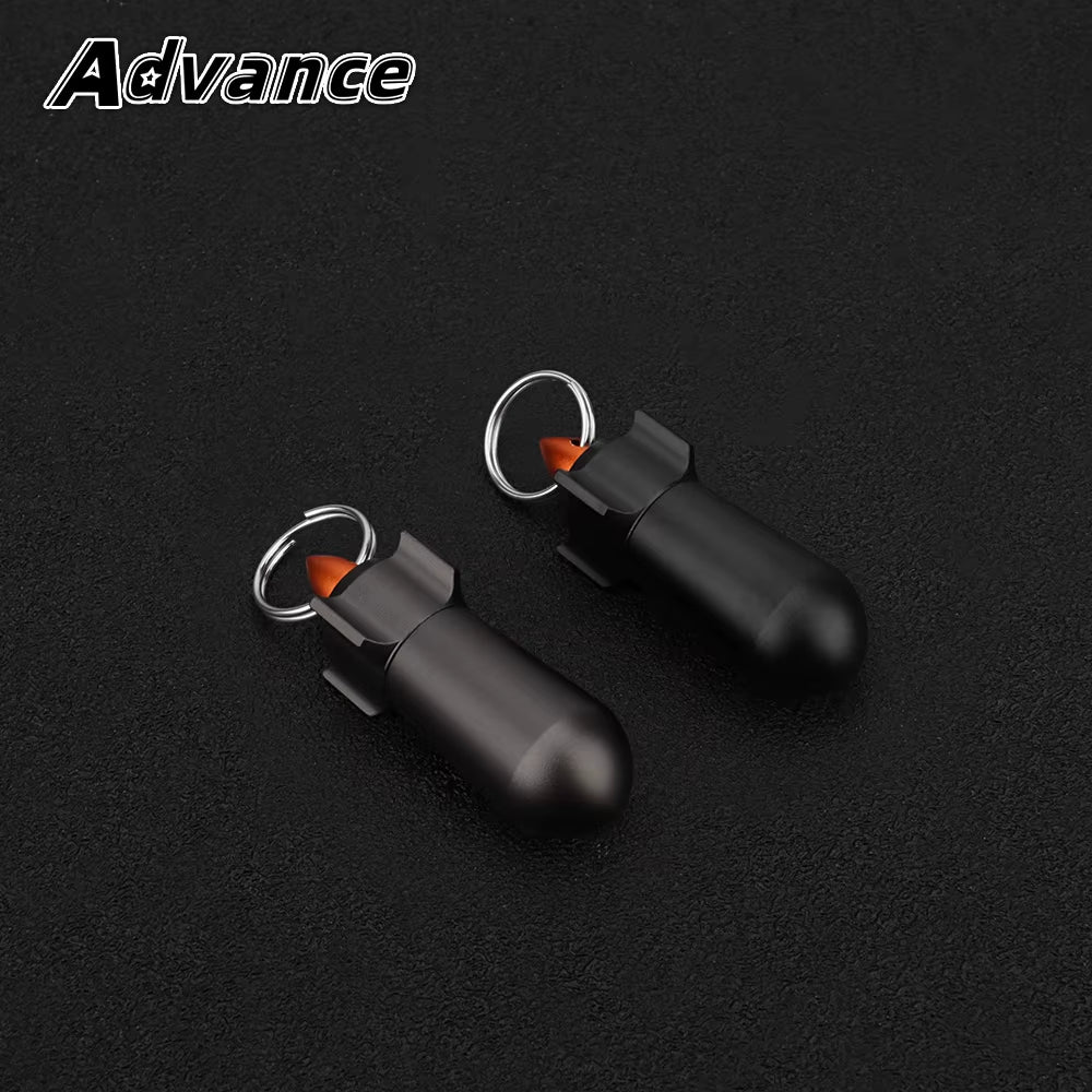 Mini Aluminum Alloy Waterproof Bottle Camping Survival Seal Bottle EDC Outdoor Tool