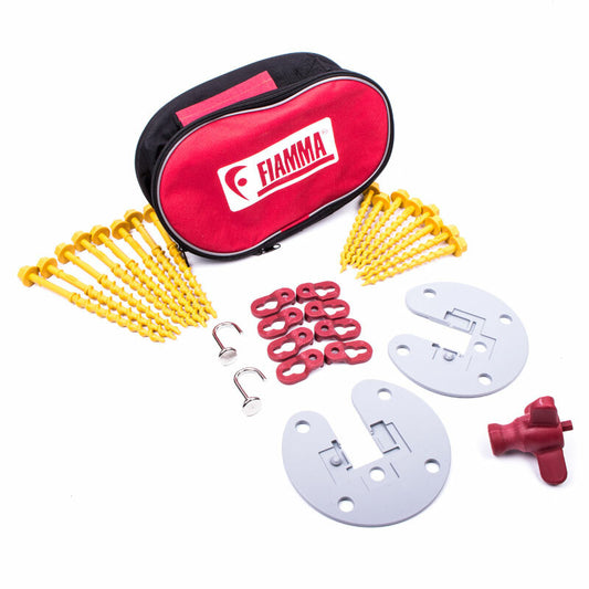 Fiamma 27-Piece Awning Pegs and Ground Anchor Set for RVs