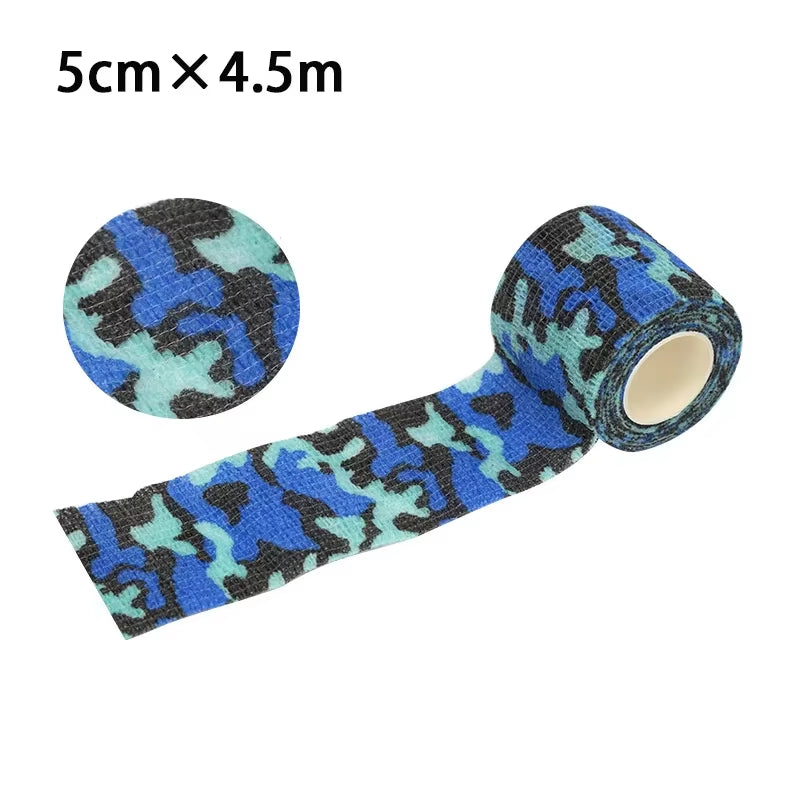 New Self Adhesive Non-Woven Colorful Bandage Survival Elastic Band Wound Protection Joint Fixation Outdoor Emergency Equipment