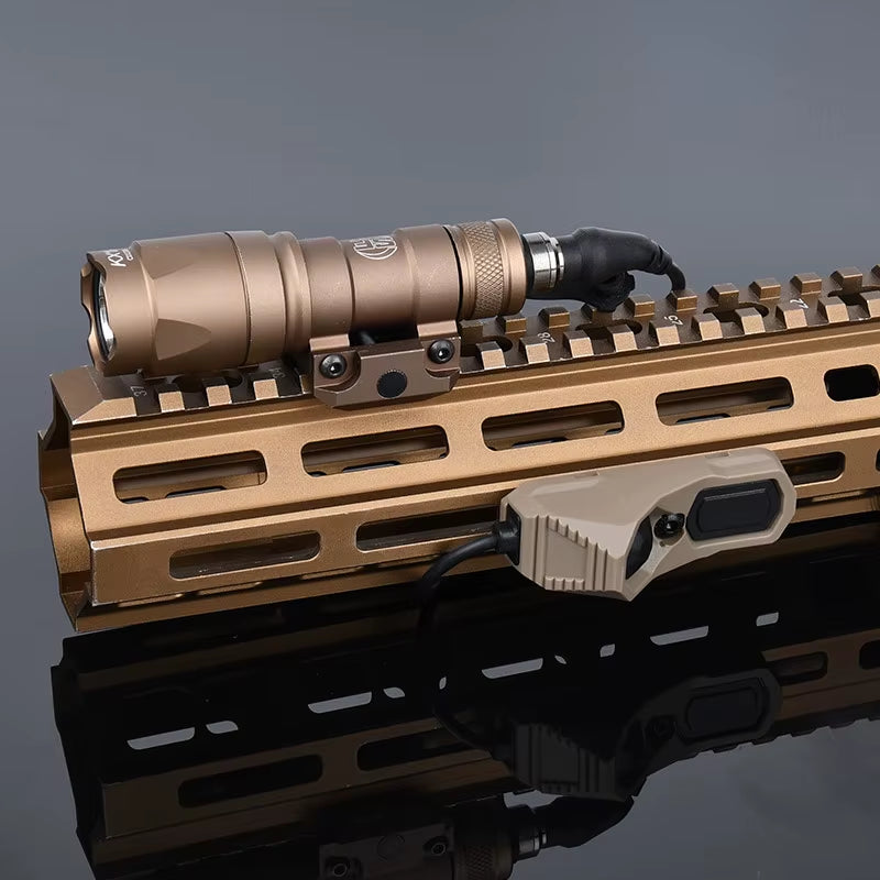 Surefir M300 M600 Tactical Flashlight with AXON Dual Function Remote Pressure Switch for 20mm Rail - Ideal for Hunting & Airsoft