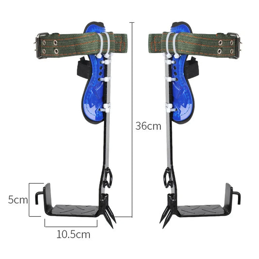 Tree Pole Climbing Spike Set Climbing Spurs with Safety Belt Rope Adjustable Climbing Tools Outdoor Tools Multitool