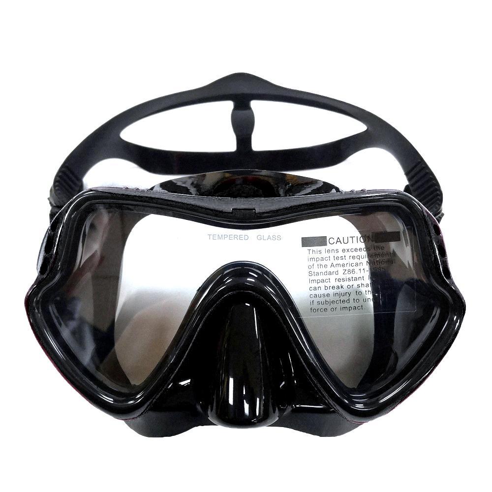 Tempered Glass Diving Mask Set Adult Scuba Anti-Fog Snorkeling Tube - Outdoorsavage