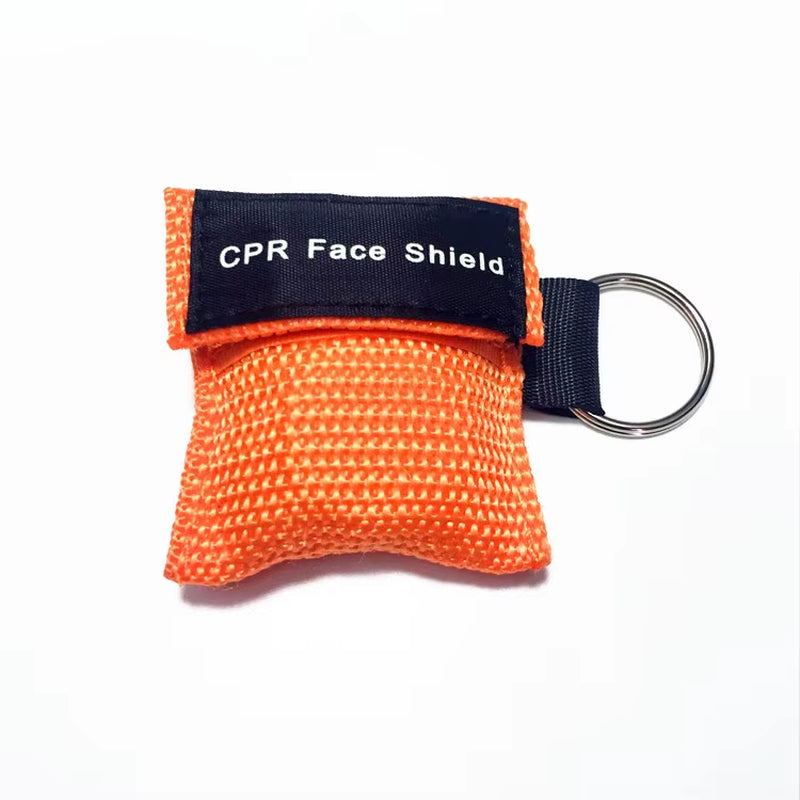 1Pcs Keychain First Aid Emergency Face Shield CPR Mask Professional Outdoor Rescue Health Care Tools Jetting Resuscitator Mask