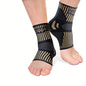 This pair of Copper Ankle Sleeves is specifically designed for protecting the ankle and heel during sports and fitness activities. Made from high-quality copper material, these sleeves offer high stretch and breathability for maximum comfort and support. The perfect gift for anyone looking to improve their performance and prevent injuries. Get yours today and experience the benefits of enhanced ankle protection. Perfect for Christmas gifting.