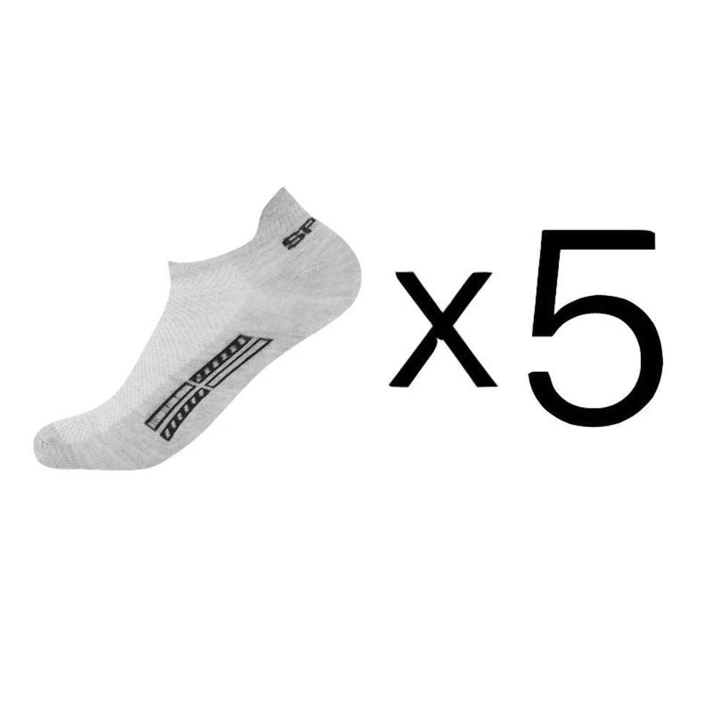 Ultimate Comfort Mesh Ankle Socks 5-Pack