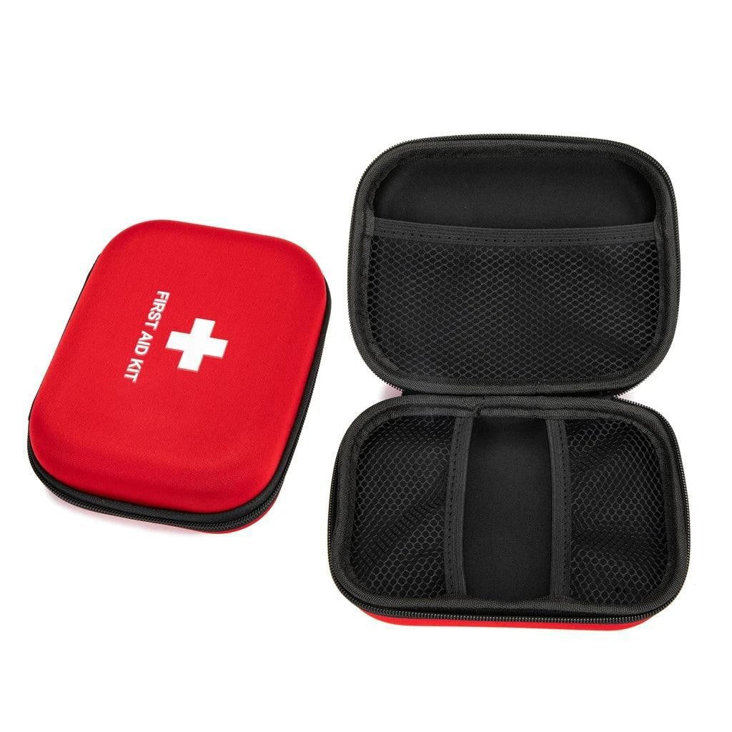 Compact Travel First Aid Kit with essential safety supplies