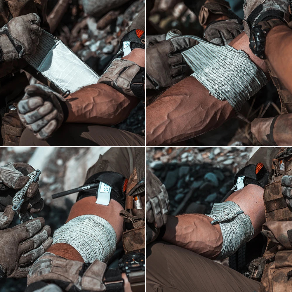 Trauma Kit - Emergency Medical Tourniquet Bandage First Aid Tactical Survival Gear for Outdoor Emergency