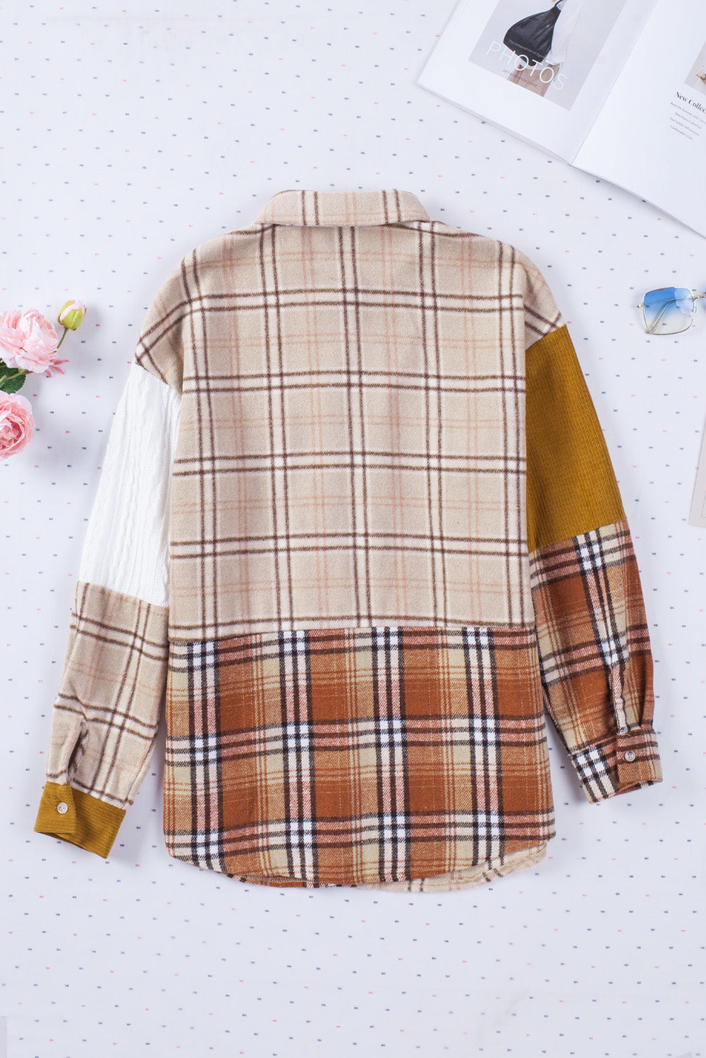 Plaid Pocket Shirt Jacket