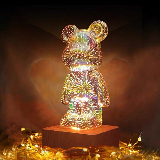 Firework Glass Lamp Cute Night Light