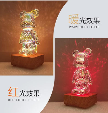 Firework Glass Lamp Cute Night Light