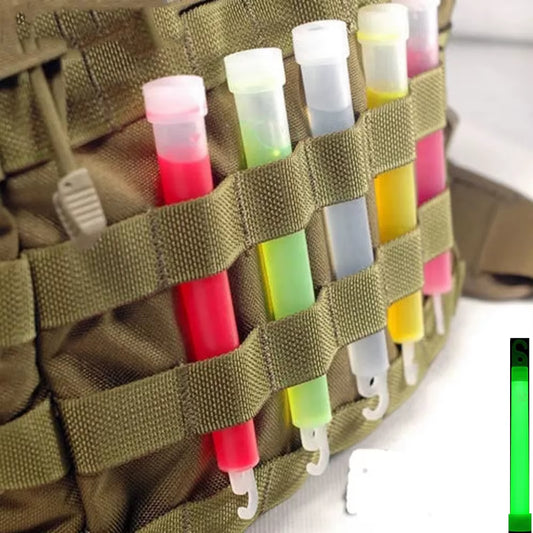 10 Ultra Bright Glow Sticks Emergency Light Sticks for Camping Accessories, Parties, Hurricane Supplies, Earthquake Survival Kit