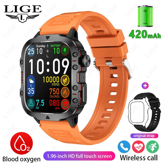 Smart Watch Men 201 Screen Lp68 Waterproof Watches Outd - Outdoorsavage