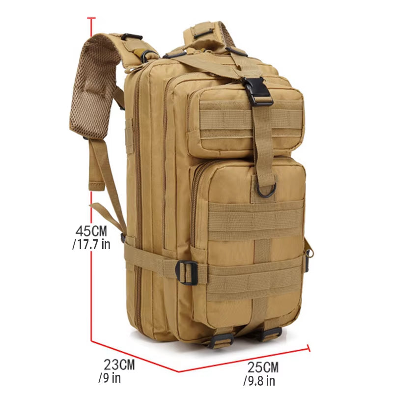 Versatile Camouflage Tactical Backpack - Ultimate Outdoor Travel, Hiking, and Fishing Companion