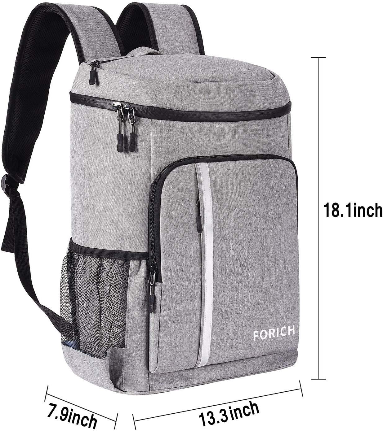Ultimate Leakproof Insulated Backpack Cooler - Lightweight Waterproof Bag for Beach, Picnics, Camping & Hiking - Holds 30 Cans!