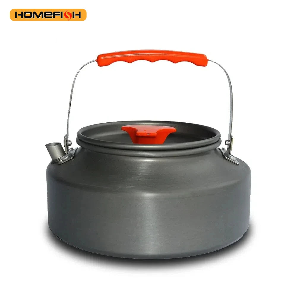 Y1 Kettle Camping Cooker 1.1L Teapot Coffee Pot Picnic Teapot Portable Tea Brewing Camping Tea Stove Camping Outdoor ﻿Cookware