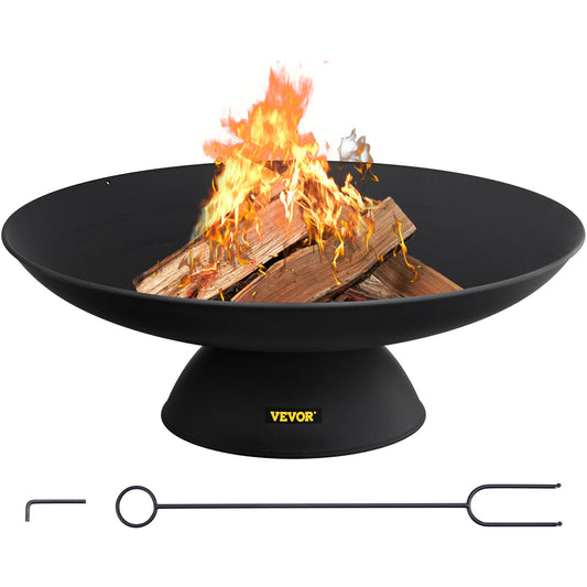 VEVOR Feuerschale Feuerkorb 76 Cm Garten BBQ Feuerstelle - Outdoorsavage