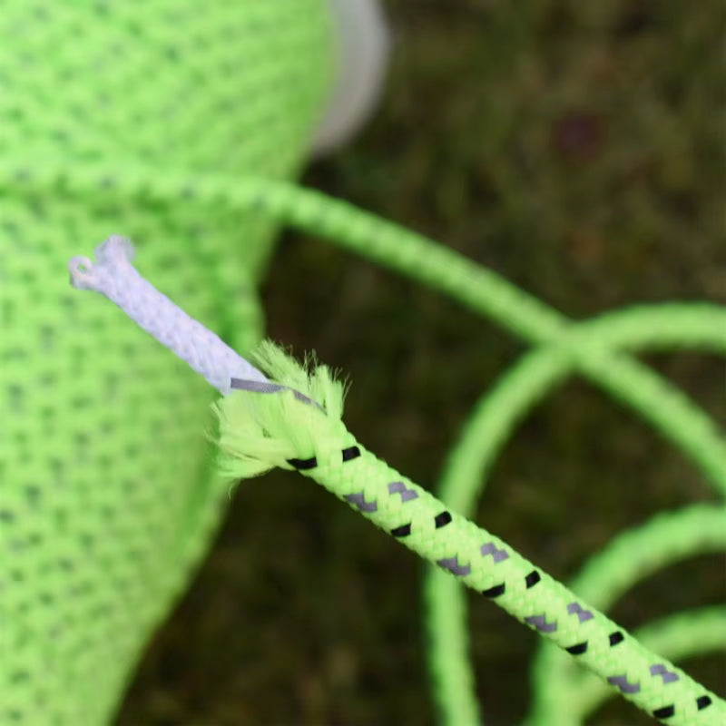 10M Dia.4Mm Dia.2.5Mm Reflective Paracord Luminous Camping Tent Ropes Outdoor Tools
