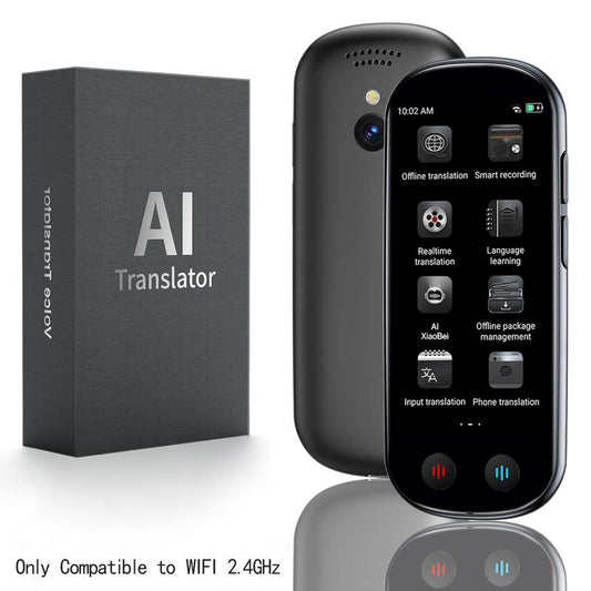 AI Language Translator with 5" HD Screen, Voice and Image Translations, AI Chatbot Assistnat, for Business and Travel, Powered by Chatgpt Audio