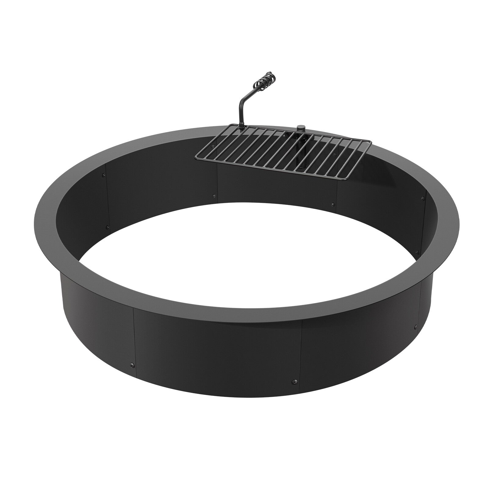 VEVOR Feuerstelle Feuerring Feuerschale Lagerfeuer Metall Φ1016Mm Garten Terrase