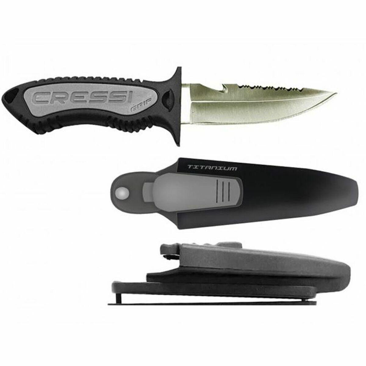 Knife Cressi-Sub Grip Black - Outdoorsavage