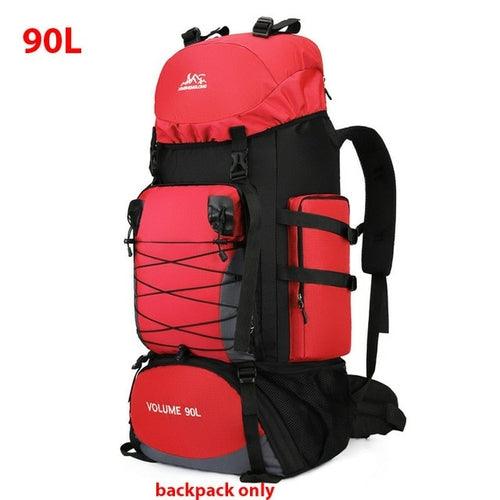 80l 90l Large Camping Backpack Travel Bag Men's Women Luggage Hiking - Outdoorsavage