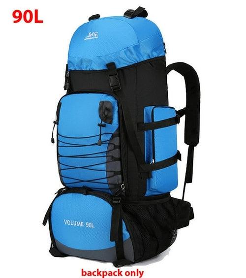 80l 90l Large Camping Backpack Travel Bag Men's Women Luggage Hiking - Outdoorsavage