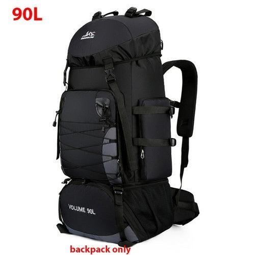 80l 90l Large Camping Backpack Travel Bag Men's Women Luggage Hiking - Outdoorsavage