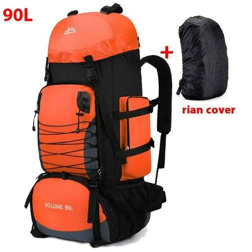 80l 90l Large Camping Backpack Travel Bag Men's Women Luggage Hiking - Outdoorsavage