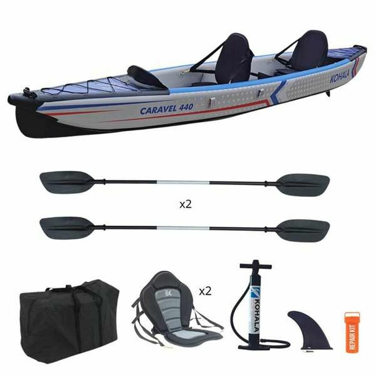 Kayak 440 cm (9 pcs)