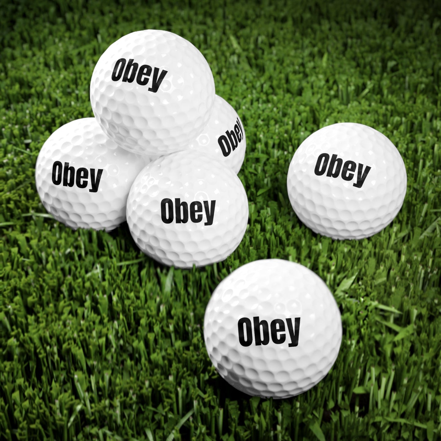 Golf Balls, 6 pcs - Obey