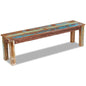 Bench Solid Reclaimed Wood 43.3"x13.8"x17.7" - Outdoorsavage