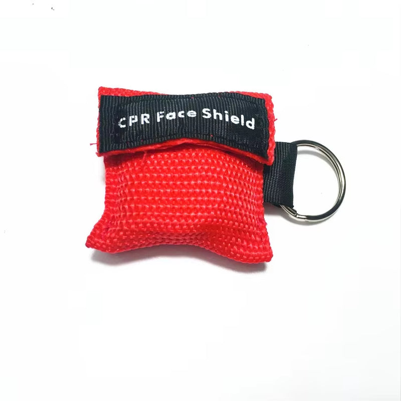 1Pcs Keychain First Aid Emergency Face Shield CPR Mask Professional Outdoor Rescue Health Care Tools Jetting Resuscitator Mask