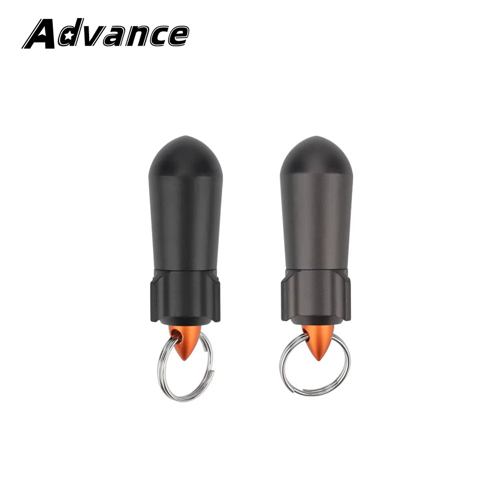 Mini Aluminum Alloy Waterproof Bottle Camping Survival Seal Bottle EDC Outdoor Tool