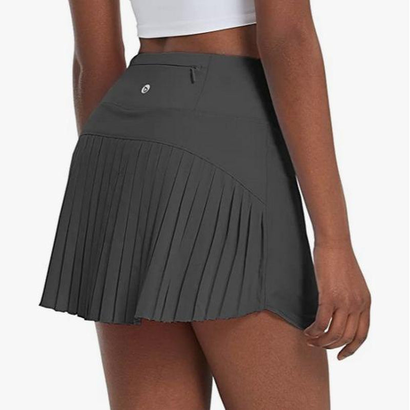 Baleaf Women'S Pleated Tennis Skirts High Waisted Lightweight Athletic Golf Skorts Skirts with Shorts Pockets