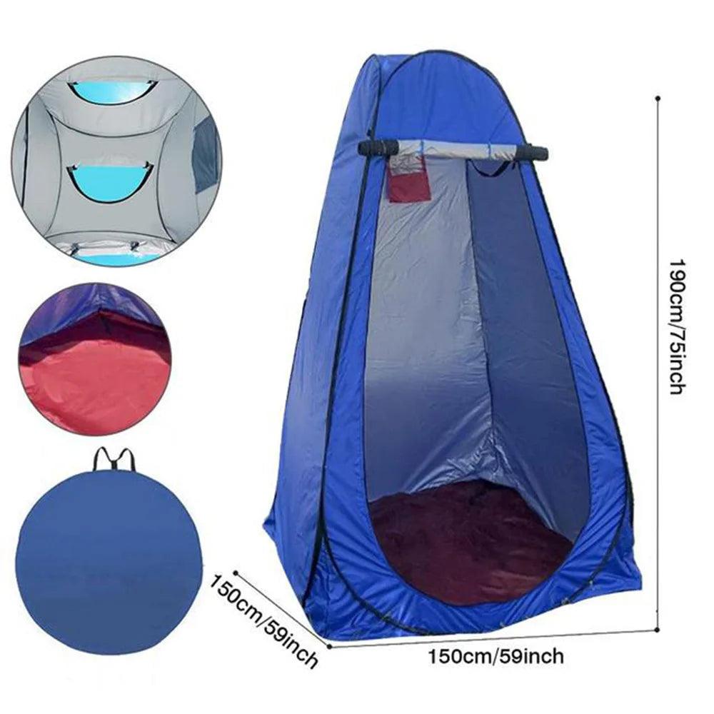 Portable Outdoor Camping Tent Shower Tent Simple Bath Cover Changing Fitting Room Tent Mobile Toilet Fishing Photography Tent - Outdoorsavage