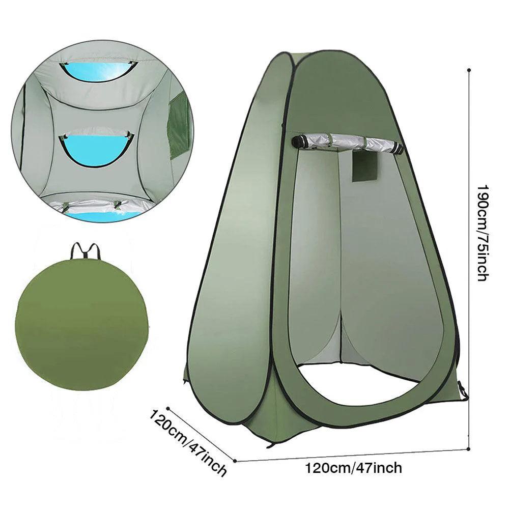 Portable Outdoor Camping Tent Shower Tent Simple Bath Cover Changing Fitting Room Tent Mobile Toilet Fishing Photography Tent - Outdoorsavage